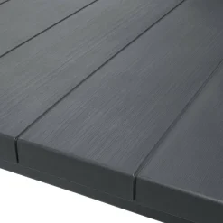 Tavolo da esterno 6 posti 147x90cm antracite - Listowel