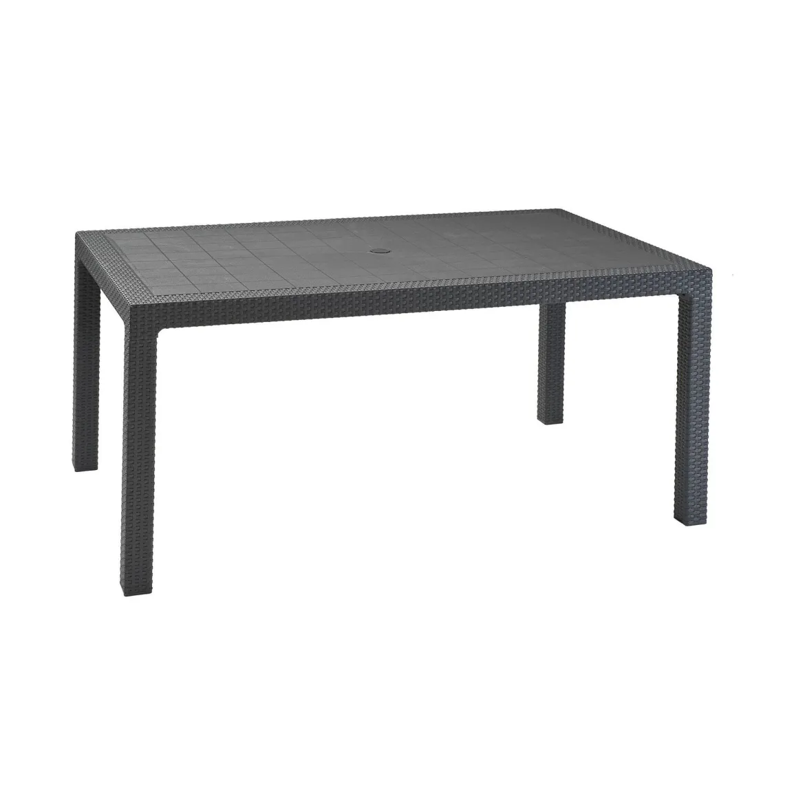 Tavolo da esterno 6 posti 94x160cm antracite - Pickering