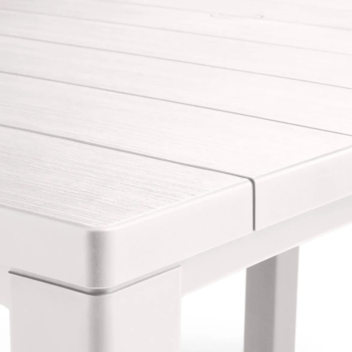 Tavolo da esterno 6 posti 147x90cm bianco - Listowel
