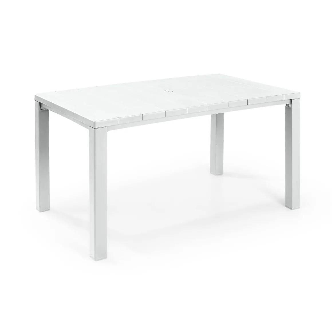 Tavolo da esterno 6 posti 147x90cm bianco - Listowel