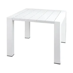 Tavolo da esterno 6 posti 90x98cm bianco - Malang