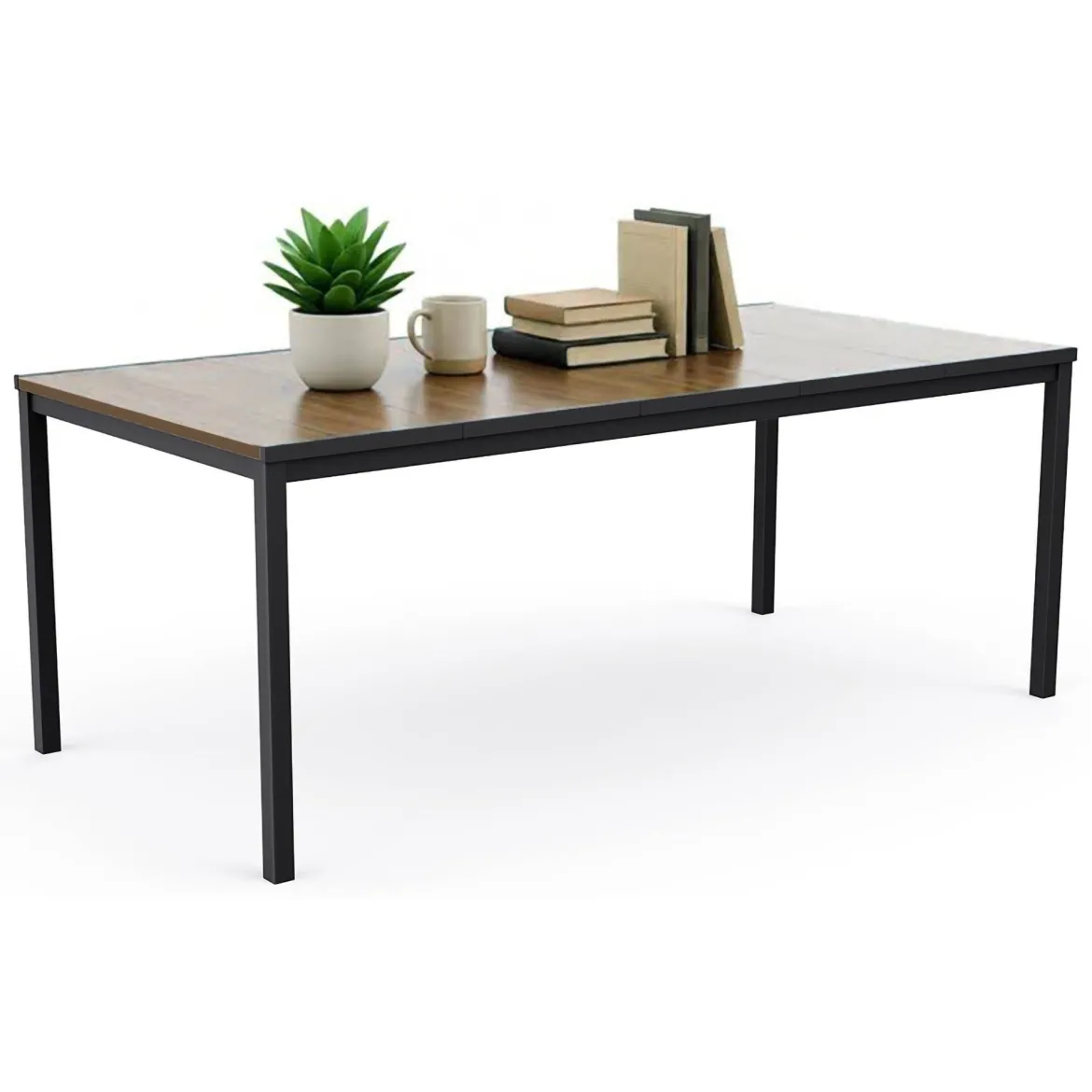 Tavolo da esterno 8 posti 200x95cm rovere e bianco - Sarnia