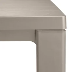 Tavolo da esterno 6 posti 147x90cm tortora - Listowel