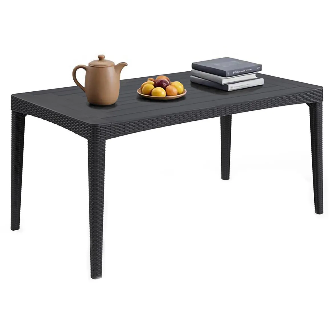 Tavolo da esterno Salmon, 160x90 h74 cm, Antracite