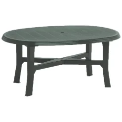 Tavolo da Esterno Verde 6 Posti Tavolo Tavolo da Esterno Rettangolare 101x68x72h cm, Lunghezza Massima 101 cm Made in Italy - Pinedale