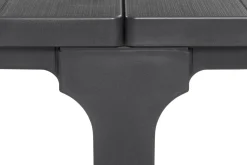 Tavolo da giardino allungabile 8-12 posti 147/294x90cm antracite - Brossard