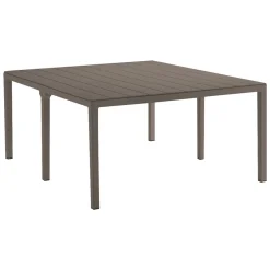 Tavolo da giardino allungabile 8-12 posti 146/292x86cm tortora - Campana