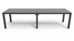 Tavolo da giardino allungabile 8-12 posti 147/294x90cm antracite - Brossard