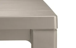 Tavolo da giardino allungabile 8-12 posti 147/294x90cm tortora - Brossard