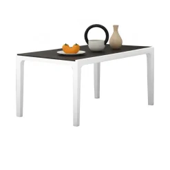 Tavolo da giardino 6 posti 80x80cm bianco - Acqua