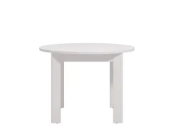 Tavolo Fisso Bianco 6 Posti Forma Ovale 180x89.5x75h cm, Peso Supportato 70 kg - Monterano