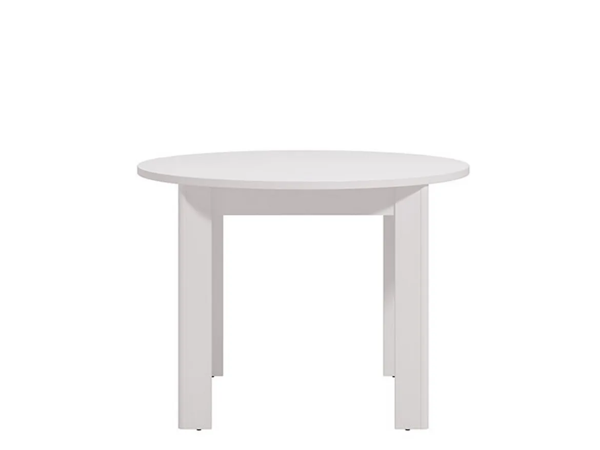 Tavolo Fisso Bianco 6 Posti Forma Ovale 180x89.5x75h cm, Peso Supportato 70 kg - Monterano