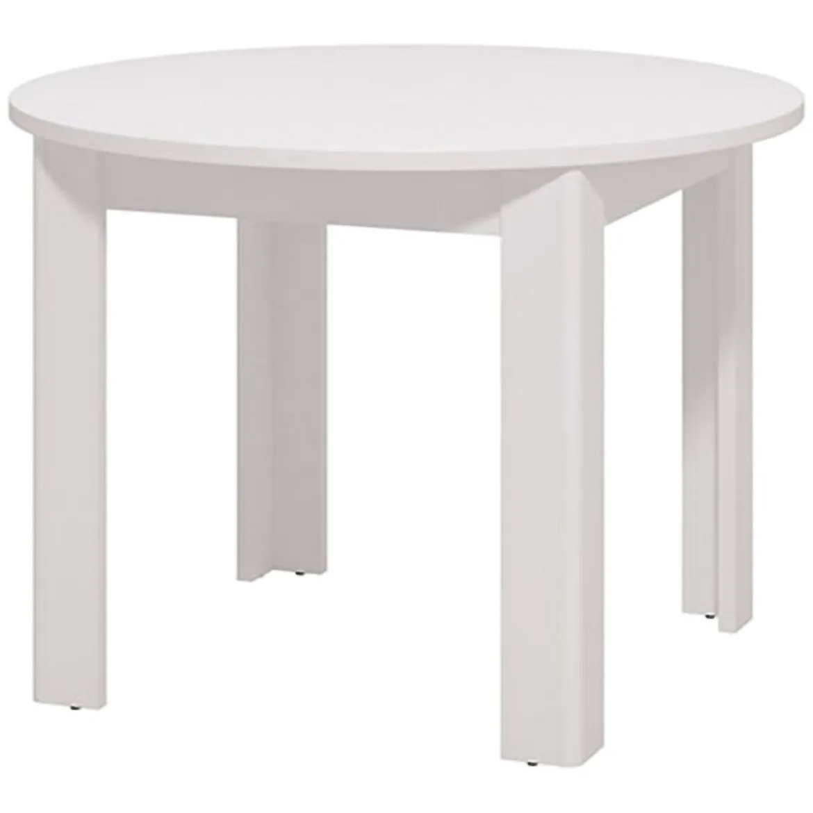 Tavolo Fisso Bianco 6 Posti Forma Ovale 180x89.5x75h cm, Peso Supportato 70 kg - Monterano