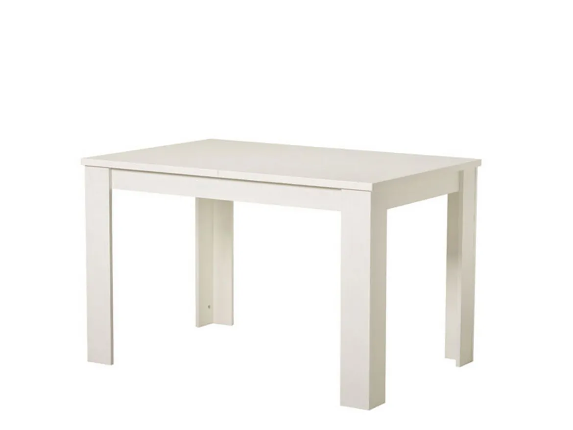Tavolo Fisso Bianco 6 Posti Forma Rettangolare 145x88x75h cm, Peso Supportato 120 kg - Viverone
