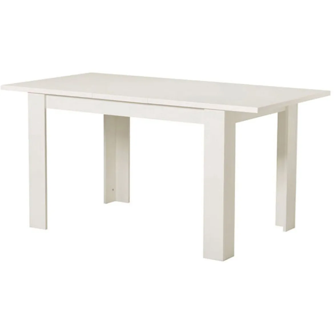 Tavolo Fisso Bianco 6 Posti Forma Rettangolare 145x88x75h cm, Peso Supportato 120 kg - Viverone
