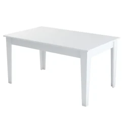 Tavolo Fisso Bianco 6 Posti Forma Rettangolare 145x88x75h cm, Peso Supportato 120 kg - Viverone