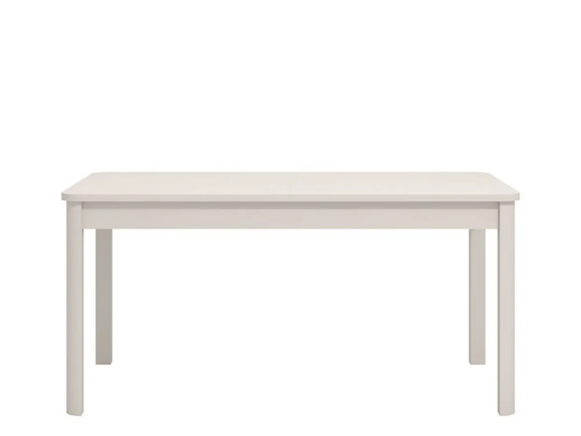 Tavolo Fisso Bianco 6 Posti Forma Rettangolare 160x90.5x76.5h cm, Materiale Piano in Legno Nobilitato - Tonara