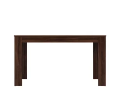 Tavolo Fisso Marrone Noce Marrone Rovere 6 Posti Forma Rettangolare 135x80.5x74.5h cm, Colore Ripiano Marrone - Simala