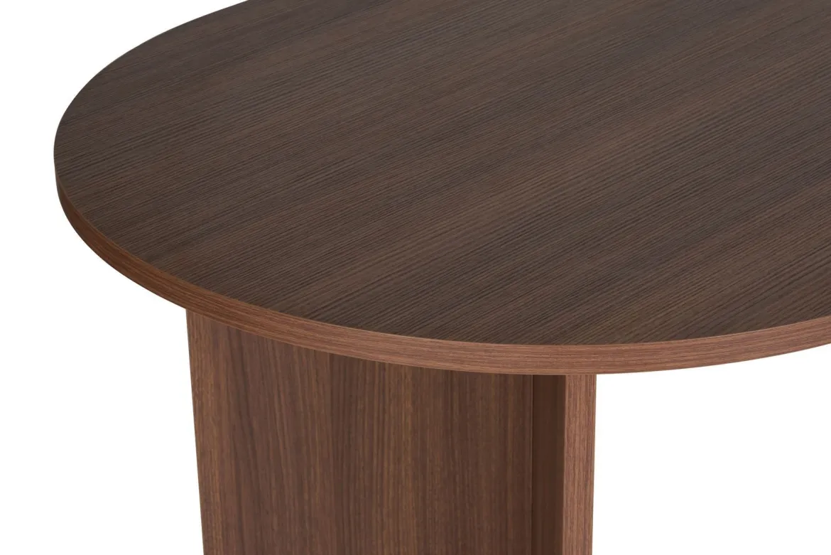 Tavolo Fisso Marrone Noce 6 Posti Forma Rettangolare 110x72x75h cm, Peso Supportato 120 kg - Fosciana