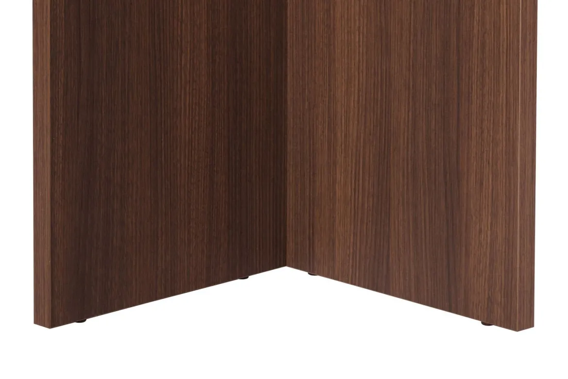Tavolo Fisso Marrone Noce 6 Posti Forma Rettangolare 110x72x75h cm, Peso Supportato 120 kg - Fosciana