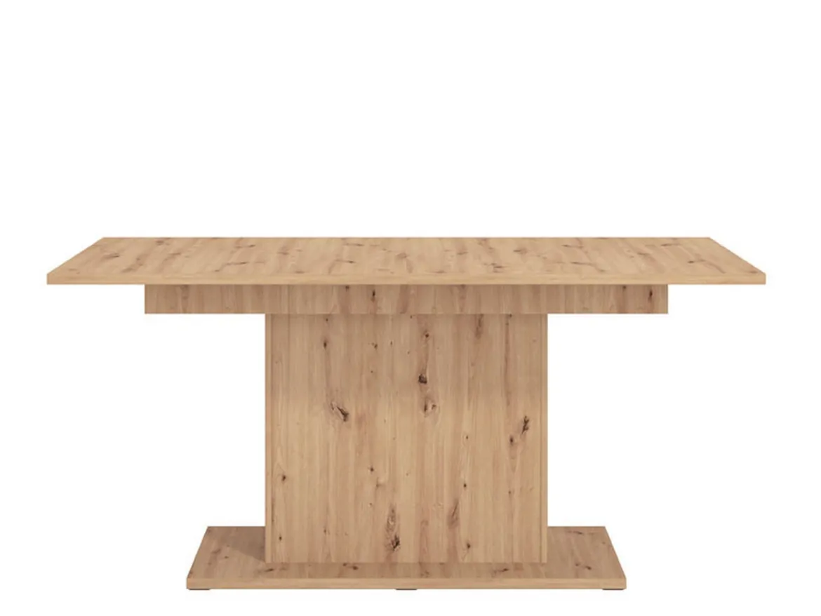 Tavolo Fisso Marrone Rovere Nodi 6 Posti Forma Rettangolare 160x91.5x76h cm, Materiale Piano in Legno Nobilitato - Siano