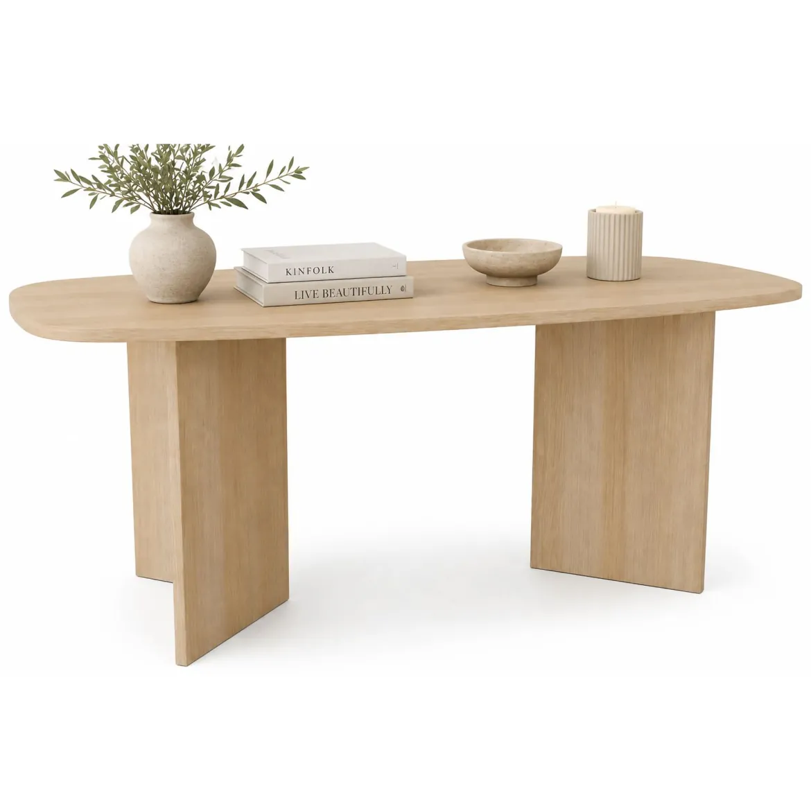 Tavolo Fisso Marrone Rovere 6 Posti Forma Rettangolare 120x80x74.5h cm, Materiale Piano in Legno Nobilitato - Uscio