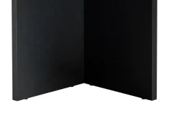 Tavolo Fisso Nero 6 Posti Forma Ovale 180x89.5x75h cm, Peso Supportato 70 kg - Monterano
