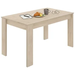 Tavolo legno chiaro rettangolare 6 posti 138x81cm - Alois