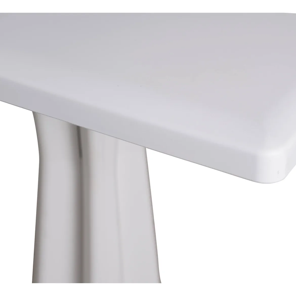 Tavolo per terrazzo 6 posti 70x70cm bianco - Agostini