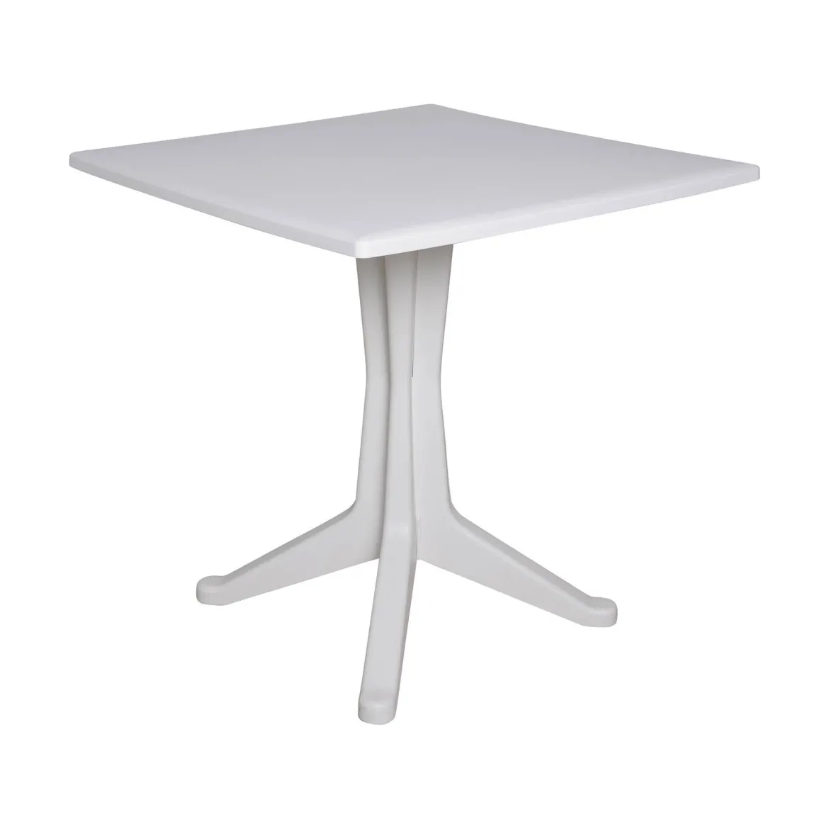 Tavolo per terrazzo 6 posti 70x70cm bianco - Agostini