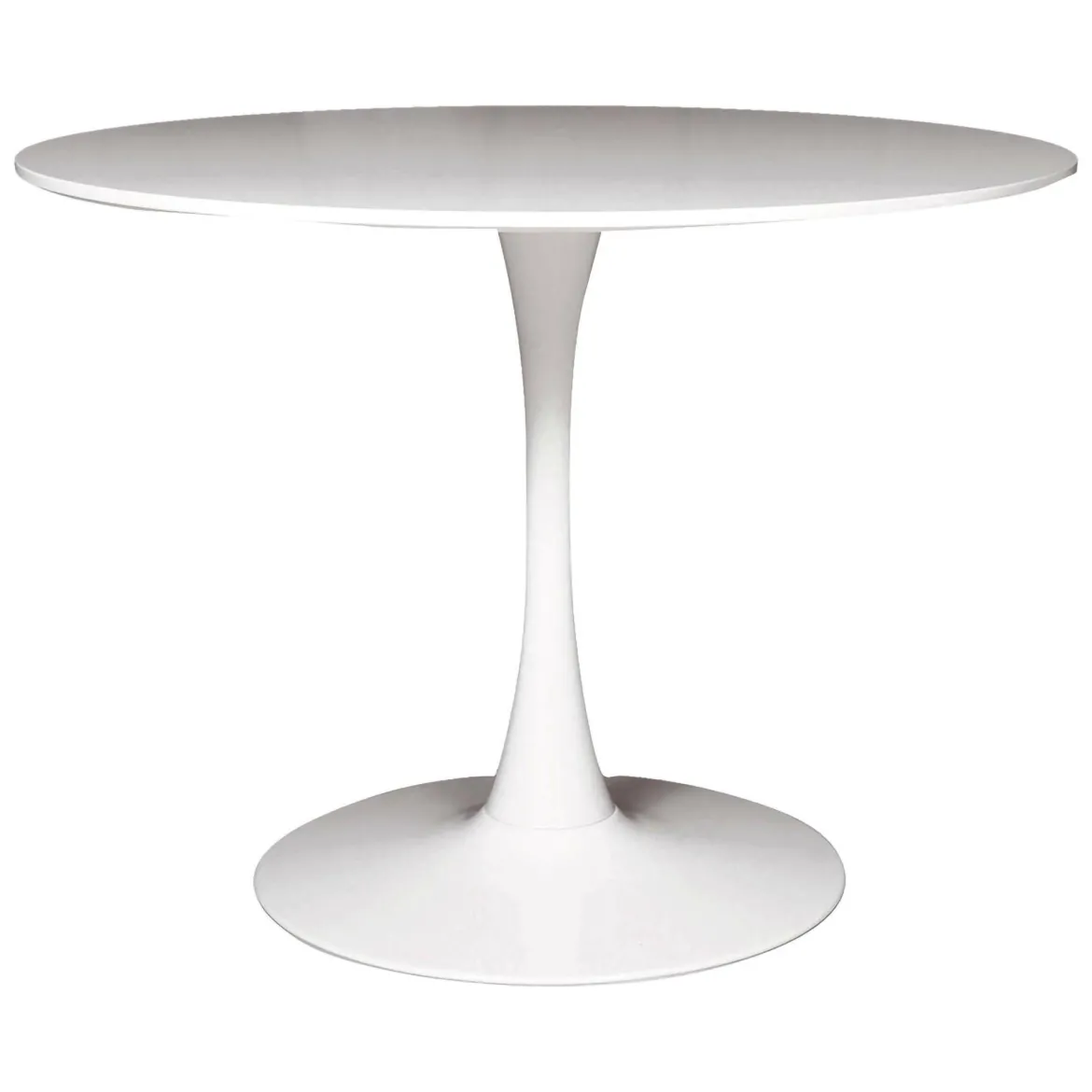 Tavolo rotondo minimal 4 posti bianco 100x100cm - Anubis