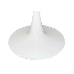 Tavolo rotondo minimal 4 posti bianco 100x100cm - Anubis