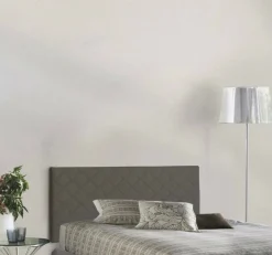 Testiera letto Acca, Cm 130x60, Tortora