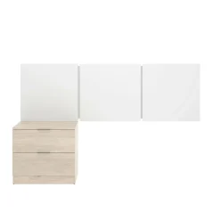 Testiera Letto Marrone Marrone Rovere Matrimoniale Colore Struttura Marrone 157x34.2 cm, Sfumatura Colore Struttura Rovere - Chanhom