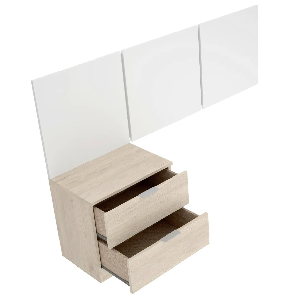 Testiera Letto Marrone Marrone Rovere Matrimoniale Colore Struttura Marrone 157x34.2 cm, Sfumatura Colore Struttura Rovere - Chanhom