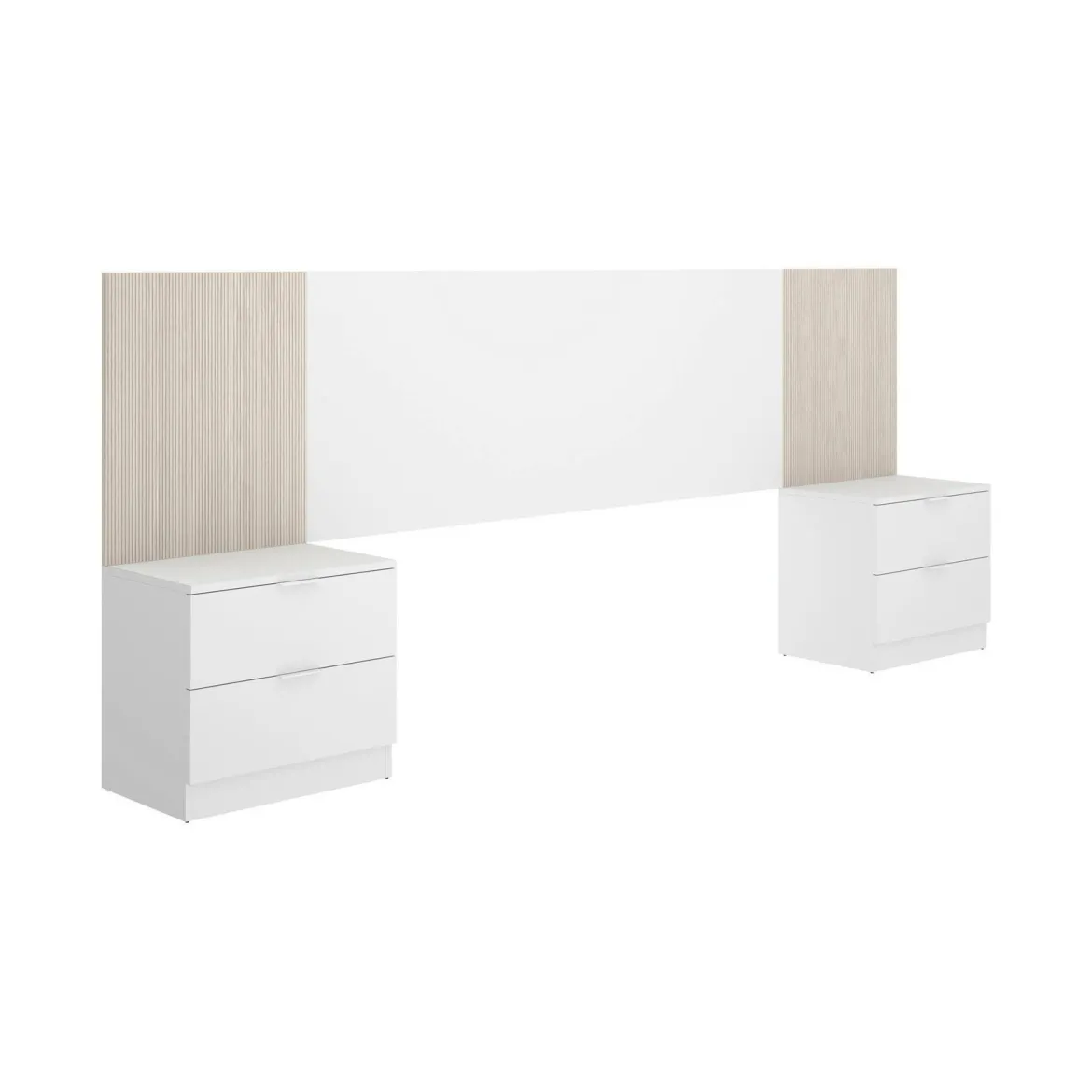 Testiera Letto Marrone Marrone Rovere Matrimoniale Colore Struttura Marrone 258.6x34.2 cm, Sfumatura Colore Struttura Rovere - Dujuan