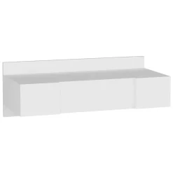 Toeletta Bianco Specchio Incluso un Cassetto 90x45x77h cm, Luci Incluse - Veggiano