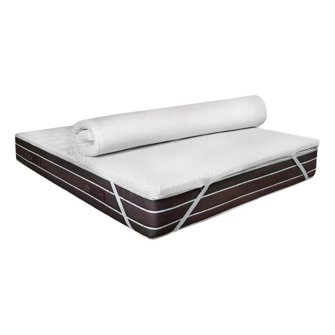 Topper matrimoniale Andalu, 100% Made in Italy, 140x190xh5 cm