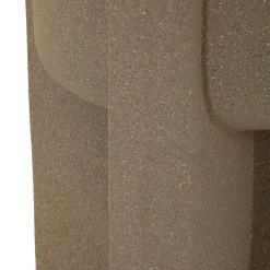 Vaso Beige Finitura Geometrica, - Fato