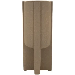 Vaso Beige Finitura Geometrica, - Fato