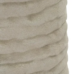 Vaso Beige oro Finitura Naturale Colore Struttura oro, - Leonar
