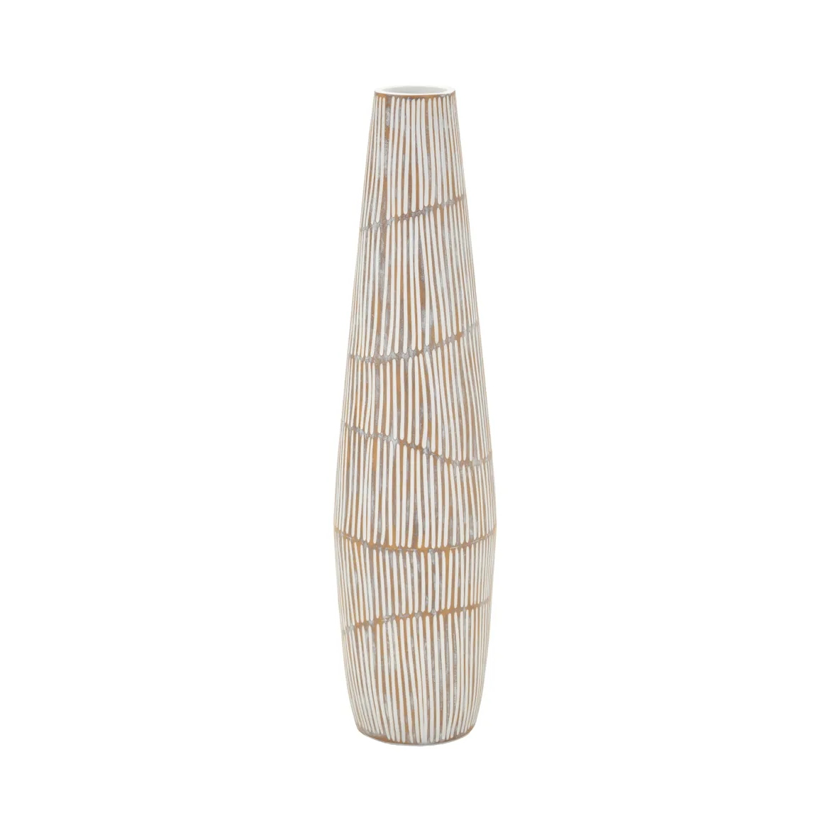 Vaso Bianco Crema Beige Colore Struttura Beige Diametro 6 cm, Sfumatura Colore Struttura Crema - Dadalelo