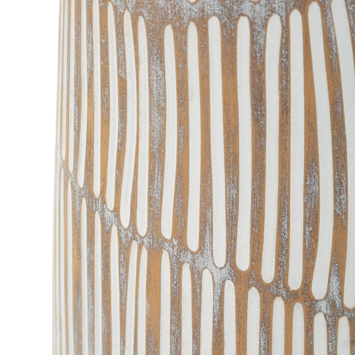 Vaso Bianco Crema Beige Colore Struttura Beige Diametro 6 cm, Sfumatura Colore Struttura Crema - Dadalelo