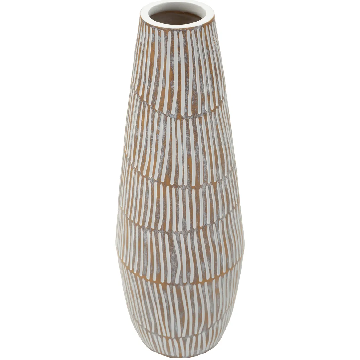 Vaso Bianco Crema Beige Colore Struttura Beige Diametro 6 cm, Sfumatura Colore Struttura Crema - Padsto