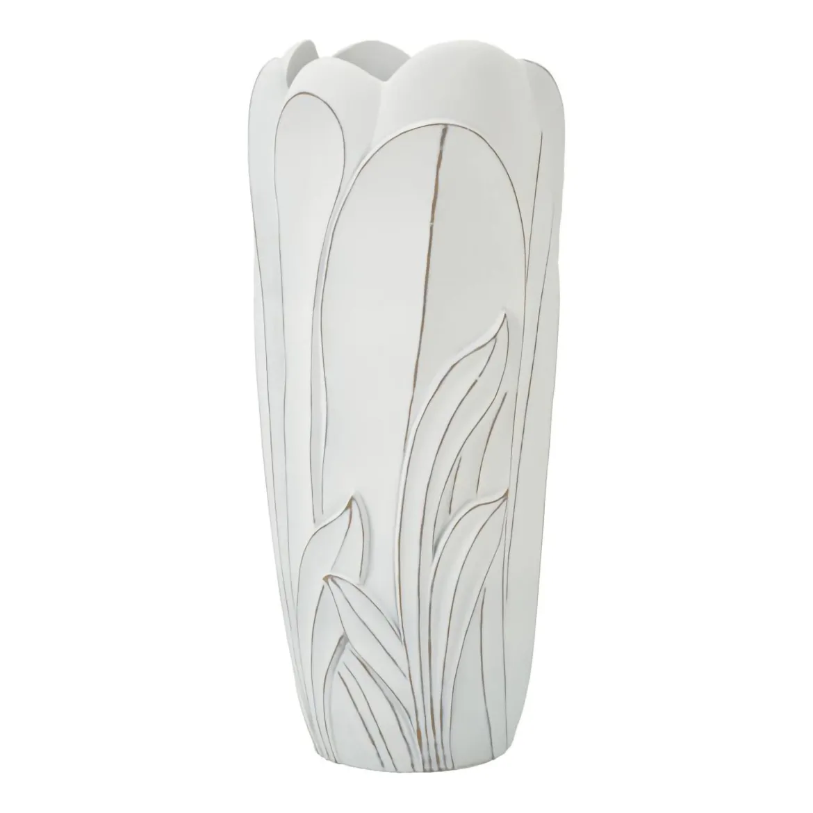 Vaso Brabbia, 31x31 h69 cm, Bianco