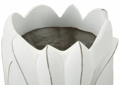 Vaso Brabbia, 31x31 h69 cm, Bianco