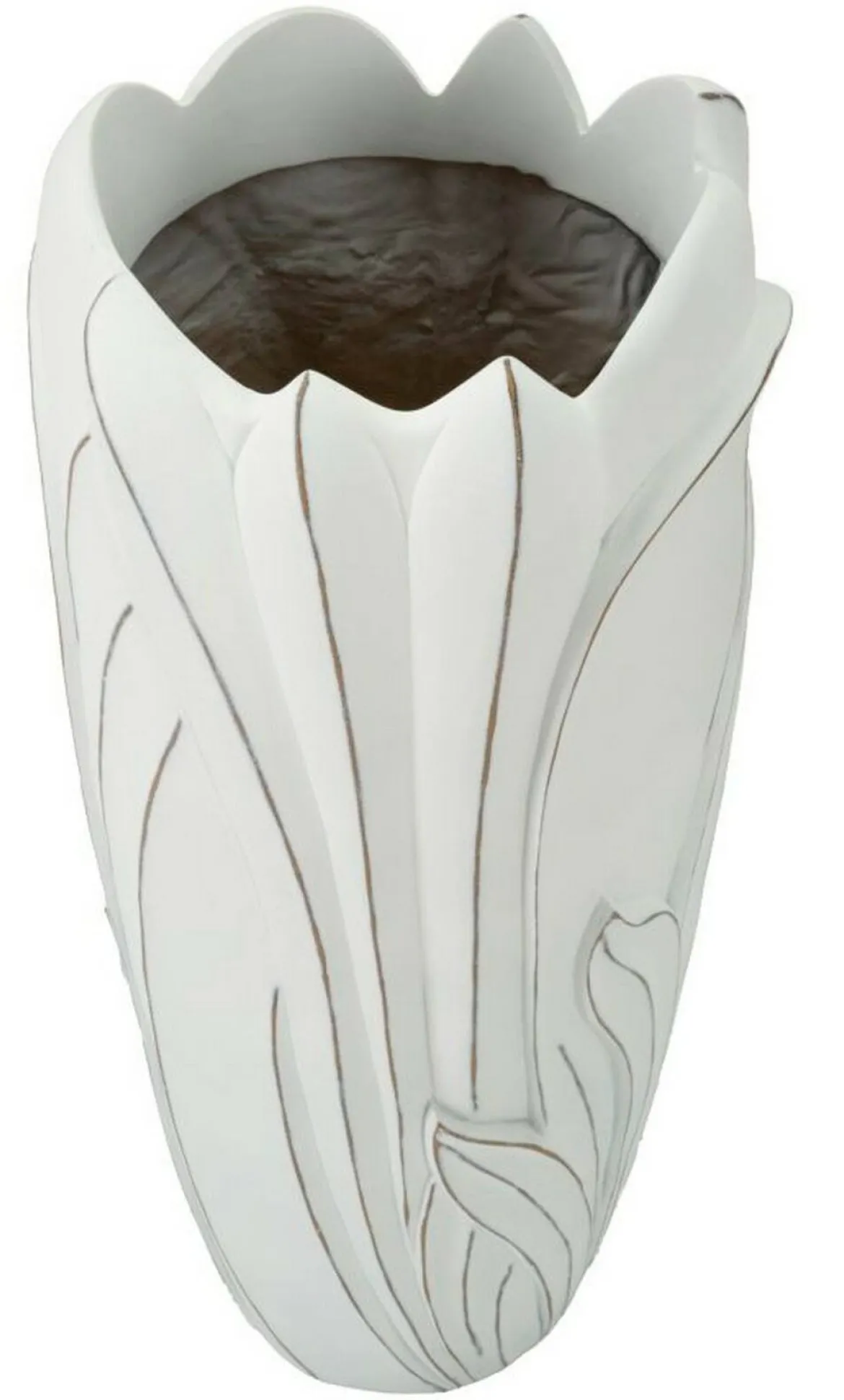 Vaso Brabbia, 31x31 h69 cm, Bianco