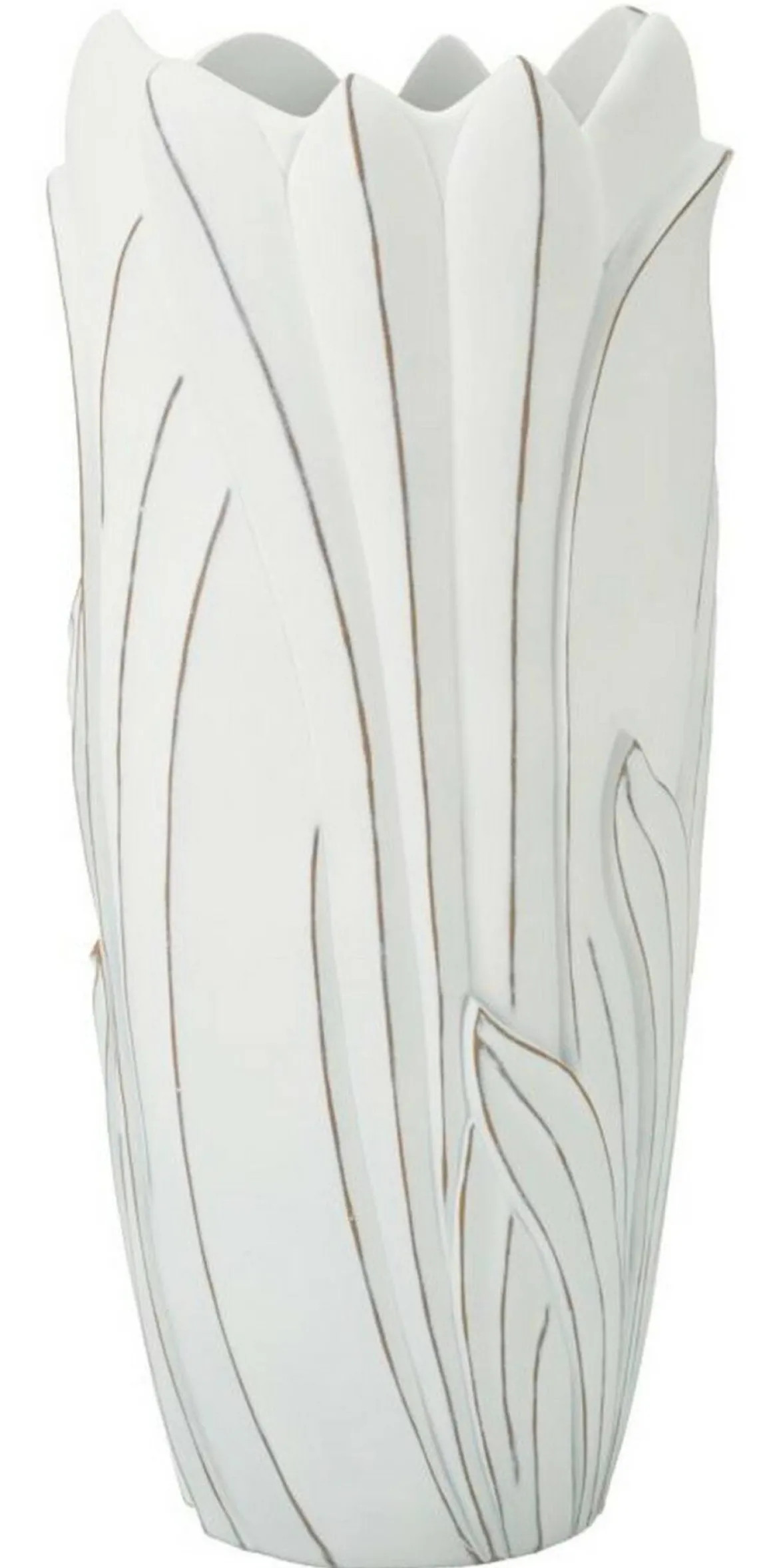 Vaso Brabbia, 31x31 h69 cm, Bianco