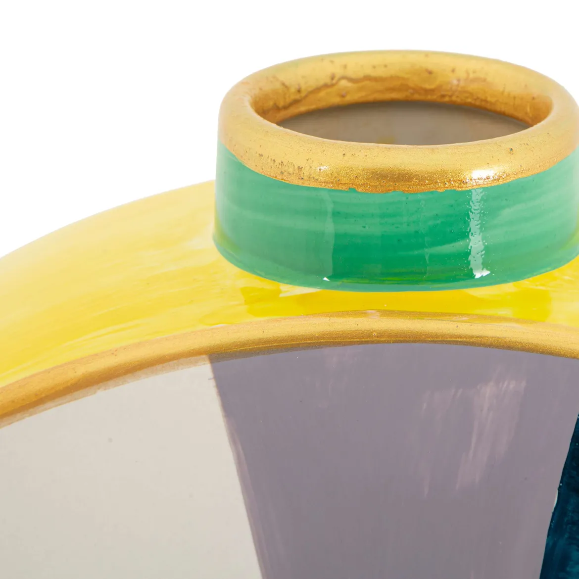 Vaso Multicolore Disegno Moderno Diametro 8 cm, - Baroneka