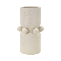 Vaso Tom, Crema, 16x16 h28 cm